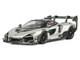 McLaren Senna GTR Silver Gray Metallic with Carbon Hood and Black Top 1/64 Diecast Model Car CM Model CM64-SENNAGTR-11 McLaren Senna GTR Silver Gray Metallic with Carbon Hood and Black Top 1/64 Diecast Model Car CM Model CM64-SENNAGTR-11