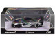 McLaren Senna GTR Silver Gray Metallic with Carbon Hood and Black Top 1/64 Diecast Model Car CM Model CM64-SENNAGTR-11 McLaren Senna GTR Silver Gray Metallic with Carbon Hood and Black Top 1/64 Diecast Model Car CM Model CM64-SENNAGTR-11