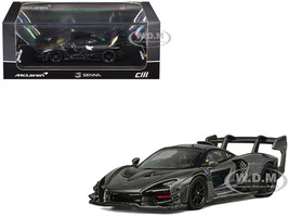 McLaren Senna GTR Dark Gray Metallic with Carbon Hood and Black