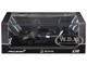 McLaren Senna GTR Dark Gray Metallic with Carbon Hood and Black Top 1/64 Diecast Model Car CM Model CM64-SENNAGTR-13 McLaren Senna GTR Dark Gray Metallic with Carbon Hood and Black Top 1/64 Diecast Model Car CM Model CM64-SENNAGTR-13