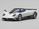 Pagani Zonda F Pearl White with Black Top 1/64 Diecast Model Car CM Model CM64-ZONDAF-01
