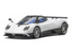 Pagani Zonda F Pearl White with Black Top 1/64 Diecast Model Car CM Model CM64-ZONDAF-01 Pagani Zonda F Pearl White with Black Top 1/64 Diecast Model Car CM Model CM64-ZONDAF-01