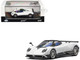 Pagani Zonda F Pearl White with Black Top 1/64 Diecast Model Car CM Model CM64-ZONDAF-01 Pagani Zonda F Pearl White with Black Top 1/64 Diecast Model Car CM Model CM64-ZONDAF-01