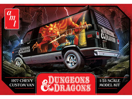 Skill 2 Model Kit 1977 Chevrolet Custom Van Dungeons & Dragons 1/25 Scale Model by AMT AMT1568