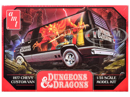Skill 2 Model Kit 1977 Chevrolet Custom Van Dungeons & Dragons 1/25 Scale Model by AMT AMT1568