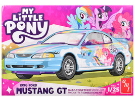 Skill 2 Model Kit 1996 Ford Mustang GT My Little Pony 1/25 Scale Model AMT AMT1577M