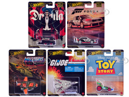 Pop Culture 2026 5 piece Set R Premium Series Diecast Model Cars Hot Wheels HXD63-956R