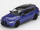 BMW M3 Competition Touring Portimao Blue Metallic with Black Top 1/64 Diecast Model Car Mini GT MGT01090 BMW M3 Competition Touring Portimao Blue Metallic with Black Top 1/64 Diecast Model Car Mini GT MGT01090