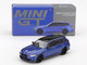 BMW M3 Competition Touring Portimao Blue Metallic with Black Top 1/64 Diecast Model Car Mini GT MGT01090 BMW M3 Competition Touring Portimao Blue Metallic with Black Top 1/64 Diecast Model Car Mini GT MGT01090