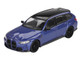 BMW M3 Competition Touring Portimao Blue Metallic with Black Top 1/64 Diecast Model Car Mini GT MGT01090 BMW M3 Competition Touring Portimao Blue Metallic with Black Top 1/64 Diecast Model Car Mini GT MGT01090
