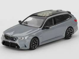 BMW M5 Touring Brooklyn Gray Metallic with Sunroof 1/64 Diecast Model Car Mini GT MGT01096