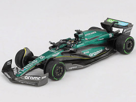 Aston Martin AMR24 #18 Lance Stroll Formula One F1 Canadian GP 2024 Limited Edition 1/64 Diecast Model Car Mini GT MGT01114