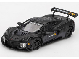 Chevrolet Corvette Z06 GT3 R Road America Test Car Black with Graphics Limited Edition 1/64 Diecast Model Car Mini GT MGT01186