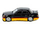 Pandem Rocket Bunny 190E Black with Red and Yellow Stripes Diecast Con Madrid 2026 Event Edition 1/64 Diecast Model Car Inno Models IN64-190P-DCM
