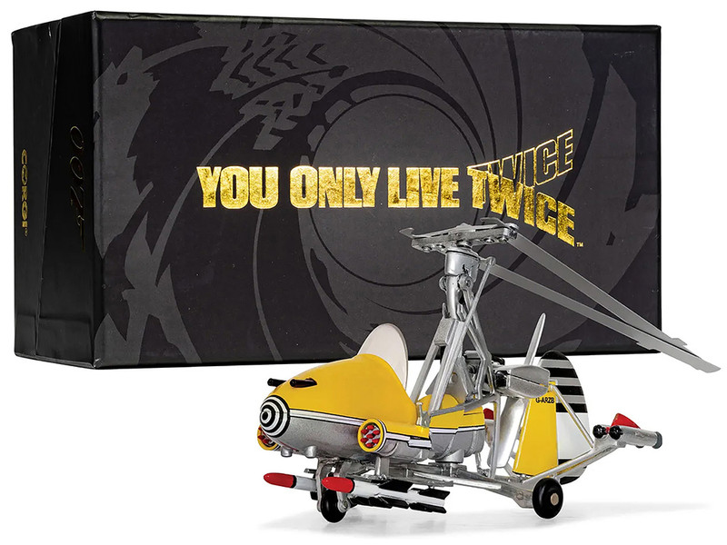 Little Nellie Gyrocopter Yellow James Bond 007 You Only Live Twice 1967 Movie Diecast Model Corgi CC04604