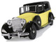 Rolls Royce Phantom III Sedanca de Ville Yellow with Black Top James Bond 007 Goldfinger 1964 Movie Diecast Model Car Corgi CC06807