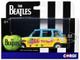 The Beatles London Taxi RHD Right Hand Drive Hello Goodbye Blue and Yellow with Graphics Diecast Model Car Corgi CC85930