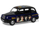 The Beatles London Taxi RHD Right Hand Drive Lady Madonna Black and Dark Blue with Graphics Diecast Model Car Corgi CC85932 The Beatles London Taxi RHD Right Hand Drive Lady Madonna Black and Dark Blue with Graphics Diecast Model Car Corgi CC85932