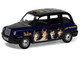 The Beatles London Taxi RHD Right Hand Drive Lady Madonna Black and Dark Blue with Graphics Diecast Model Car Corgi CC85932 The Beatles London Taxi RHD Right Hand Drive Lady Madonna Black and Dark Blue with Graphics Diecast Model Car Corgi CC85932