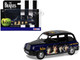 The Beatles London Taxi RHD Right Hand Drive Lady Madonna Black and Dark Blue with Graphics Diecast Model Car Corgi CC85932 The Beatles London Taxi RHD Right Hand Drive Lady Madonna Black and Dark Blue with Graphics Diecast Model Car Corgi CC85932