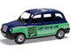 The Beatles London Taxi RHD Right Hand Drive Can t Buy Me Love Blue and Green with Graphics Diecast Model Car Corgi CC85935 The Beatles London Taxi RHD Right Hand Drive Can t Buy Me Love Blue and Green with Graphics Diecast Model Car Corgi CC85935