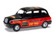 The Beatles London Taxi RHD Right Hand Drive Eleanor Rigby Yellow Submarine Black and Red with Graphics Diecast Model Car Corgi CC85936