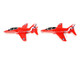 Royal Air Force Red Arrows Synchro Pair Set of 2 Planes Diecast Models Corgi CS90687 Royal Air Force Red Arrows Synchro Pair Set of 2 Planes Diecast Models Corgi CS90687