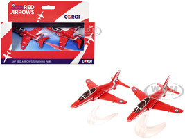 Royal Air Force Red Arrows Synchro Pair Set of 2 Planes Diecast Models Corgi CS90687