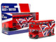 London Bus Red with UK Flag Graphics Best of British Series Diecast Model Car Corgi GS82336 London Bus Red with UK Flag Graphics Best of British Series Diecast Model Car Corgi GS82336