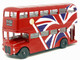 London Bus Red with UK Flag Graphics Best of British Series Diecast Model Car Corgi GS82336 London Bus Red with UK Flag Graphics Best of British Series Diecast Model Car Corgi GS82336
