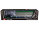 Ford LTL 9000 with 60 Flat Top Sleeper and 45 Wilson Vintage Livestock Trailer Black and Green 1/64 Diecast Model DCP/First Gear 60-2294 Ford LTL 9000 with 60 Flat Top Sleeper and 45 Wilson Vintage Livestock Trailer Black and Green 1/64 Diecast Model DCP/First Gear 60-2294