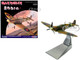 Supermarine Spitfire Mk.II Fighter Aircraft Iron Maiden 'Aces High Green Camouflage with Graphics 1/72 Diecast Model Corgi CC39215