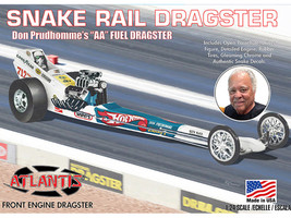 Skill 2 Model Kit Don the Snake Prudhomme s AA Fuel Front Engine Rail Dragster 1/24 Scale Model Atlantis ALM-5694
