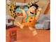 Fred Flintstone 6 Moveable Figure with Accessories and Alternate Head and Hands The Flintstones Post Fruity Pebbles Model Jada 35979