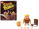 Barney Rubble 4 5 Moveable Figure with Accessories and Alternate Head and Hands The Flintstones Post Cocoa Pebbles Model Jada 35980
