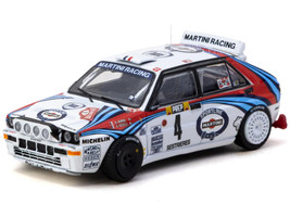 Lancia Delta HF Integrale #4 Didier Auriol Bernard Occelli Martini Racing Winner Monte Carlo Rally 1992 Hobby64 Series 1/64 Diecast Model Car Tarmac Works T64-049-92MCR04