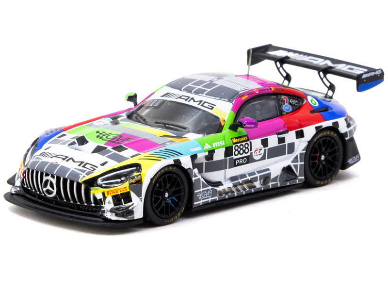 Mercedes AMG GT3 #888 Maro Engel Mikael Grenier Maxime Martin GruppeM Racing Bathurst 12 Hour 2025 Hobby64 Series 1/64 Diecast Model Car Tarmac Works T64-062-25BH888