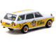 Datsun Bluebird 510 Wagon Ohige no Pon White with Orange Stripes and Graphics Global64 Series 1/64 Diecast Model Tarmac Works T64G-026-ONP Datsun Bluebird 510 Wagon Ohige no Pon White with Orange Stripes and Graphics Global64 Series 1/64 Diecast Model Tarmac Works T64G-026-ONP