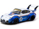 RWB 993 #2 Liberty Walk White and Blue Metallic with Container Packaging Hobby64 Series 1/64 Diecast Model Car Tarmac Works T64-TL017-LBWK2 RWB 993 #2 Liberty Walk White and Blue Metallic with Container Packaging Hobby64 Series 1/64 Diecast Model Car Tarmac Works T64-TL017-LBWK2