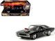 1970 Dodge Charger Black with Race Interior The Fast and the Furious 2001 Movie 25 Years of Fast & Furious Series 1/24 Diecast Model Car Jada 35421-25TH