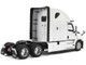 2025 Freightliner Cascadia Gen 5 Sleeper Cab Truck Tractor Winter White Transport Series 1/64 Diecast Model Diecast Masters 71167