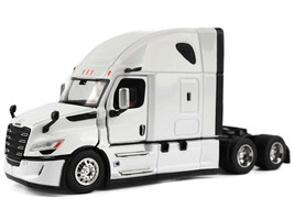 2025 Freightliner Cascadia Gen 5 Sleeper Cab Truck Tractor Winter White Transport Series 1/64 Diecast Model Diecast Masters 71167