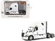 2025 Freightliner Cascadia Gen 5 Sleeper Cab Truck Tractor Winter White Transport Series 1/64 Diecast Model Diecast Masters 71167