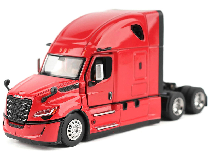 2025 Freightliner Cascadia Gen 5 Sleeper Cab Truck Tractor Red Transport Series 1/64 Diecast Model Diecast Masters 71168