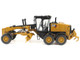 CAT Caterpillar 140 LVR Motor Grader Yellow with Black Top High Line Series 1/50 Diecast Model Diecast Masters 85794
