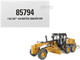 CAT Caterpillar 140 LVR Motor Grader Yellow with Black Top High Line Series 1/50 Diecast Model Diecast Masters 85794