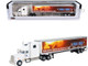 Freightliner Classic XL Sleeper Cab White with Trailer Honoring American Agriculture USA 250 1/64 Diecast Model SpecCast SC35595 Freightliner Classic XL Sleeper Cab White with Trailer Honoring American Agriculture USA 250 1/64 Diecast Model SpecCast SC35595