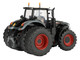 Fendt 1042 Vario Tractor with Front and Rear Dual Wheels Black with White Top 1/64 Diecast Model SpecCast SCT996