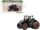 Fendt 1042 Vario Tractor with Front and Rear Dual Wheels Black with White Top 1/64 Diecast Model SpecCast SCT996