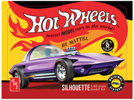 Skill 2 Model Kit Hot Wheels Silhouette with Collector Tin 1/25 Scale Model AMT AMT1593